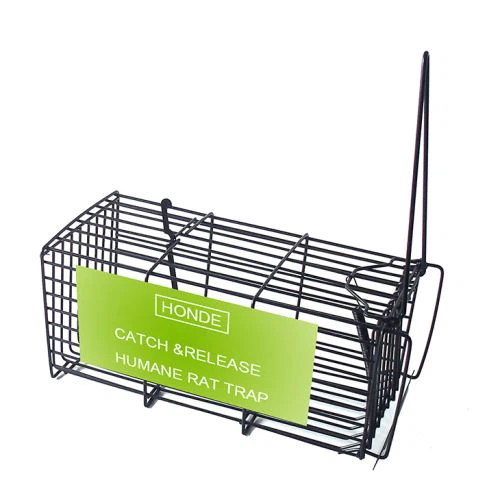 Міцні дротяні клітки-пастки для щурів з гачком